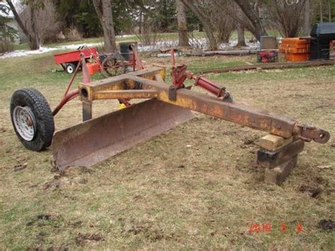 homemade pull behind grader